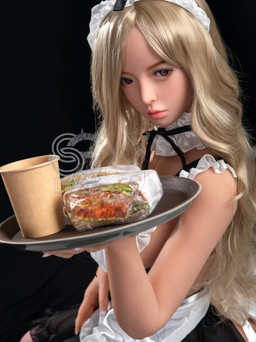 F912-161cm(5.3ft)-35kg Luis F Cup TPE Blonde Lolita Maid Anime Girl Love Doll｜SE Doll