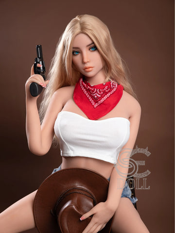 F826—158cm(5ft2)-33.5kg Jenny D Cup TPE Sexy Adult Cowboy Latin Girl Love Doll | SE Doll