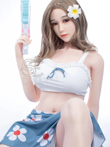 F899—160cm(5ft2)-27kg Celina C Cup Silicone Người Phụ Nữ Châu Á Búp Bê Tình Yêu Mông To | búp bê SE