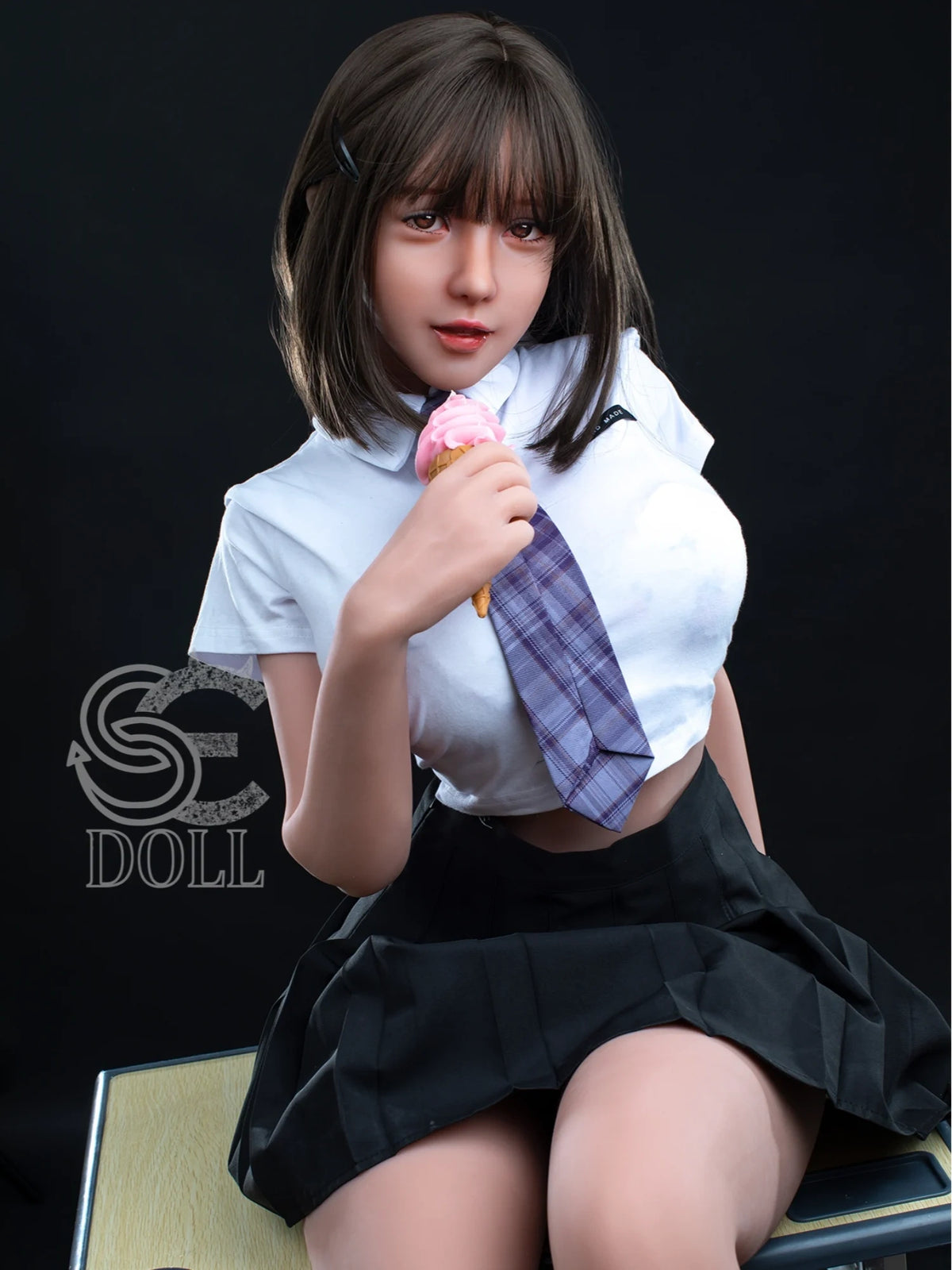 F3693-161cm(5.3ft)-35kg Nidalee F Cup TPE Asian Japanese Innocent Short Haired Lolita Love Doll｜SE Doll