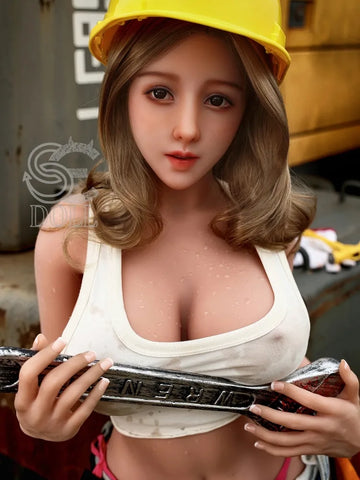 F807—157cm(5ft1)-35kg Monica H Cup TPE Full Size Curved Sexy Girl Sex Doll | SE Doll