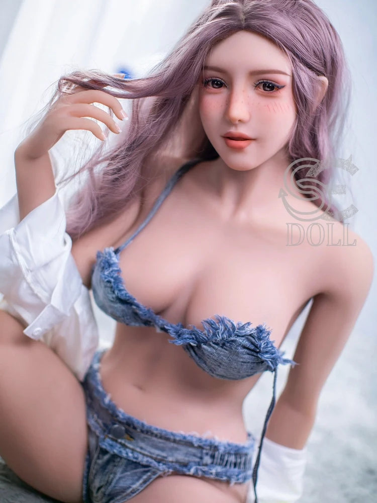 F951-163cm(5.3ft)-37kg Yasmin E Cup TPE Búp bê tình dục nữ dễ thương trẻ châu Âu｜SE Doll