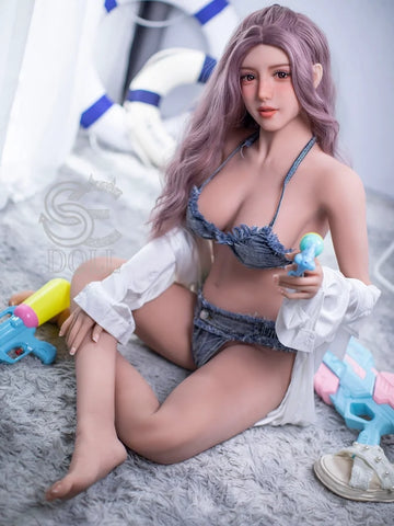 F951-163cm(5.3ft)-37kg Yasmin E Cup TPE Búp bê tình dục nữ dễ thương trẻ châu Âu｜SE Doll