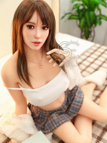 F829—158cm(5ft2)-33.5kg Regina D Cup TPE Brunette Chinese Sexy Woman Love Doll | SE Doll