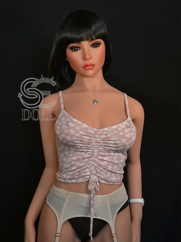 F940-163cm(5.3ft)-37kg Sylvie E Cup TPE Brunette Latina Búp bê tình dục phụ nữ trưởng thành｜SE Doll