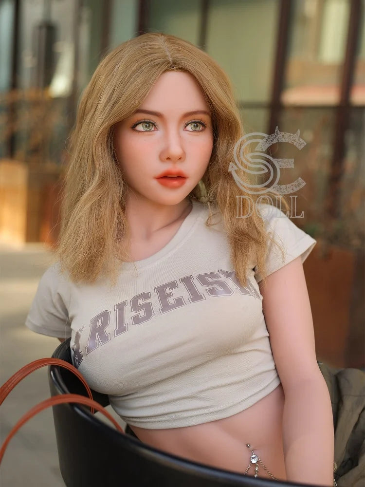 F937-163cm(5.3ft)-37kg Kemeny E Cup TPE Yound Blonde European Big Tits Lady Sex Doll｜SE Doll