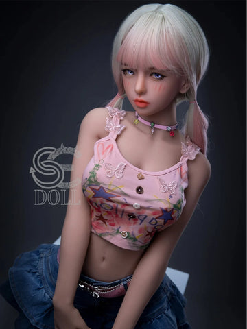 F2190-153cm(5ft)-29.5kg F Cup Mika.D TPE Pink Hair Fashion Girl Thin Love Doll｜SE Doll