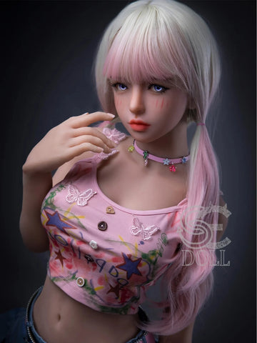 F2190-153cm(5ft)-29.5kg F Cup Mika.D TPE Pink Hair Fashion Girl Thin Love Doll｜SE Doll