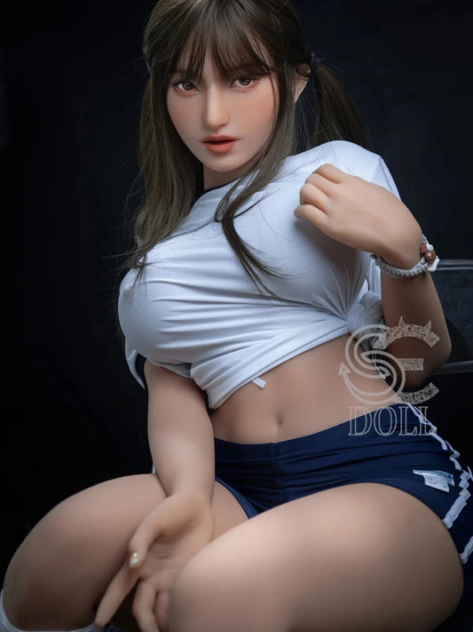 F2218—157cm(5ft1)-35kg Piper H Cup TPE Sexy Big Breasted Cute Brunette Chinese Girl Love Doll | SE Doll