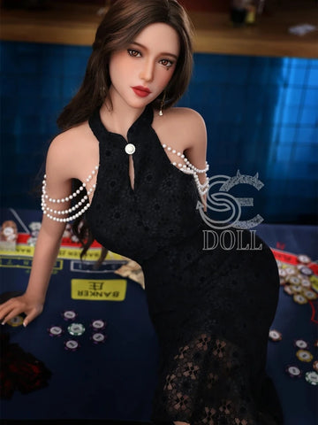 F2219-166cm(5ft5)-34.5kg Queena.B C Cup TPE Cheongsam China sexy Adults Sex Dolls|SE Doll