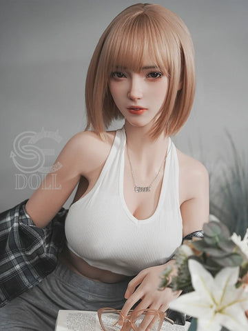 F4528-161cm(5.3ft)-34kg Bridget.A E Cup Large Breast Skinny Asian Medium butt Real Silicone Love Doll｜SE Doll