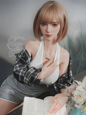 F4528-161cm(5.3ft)-34kg Bridget.A E Cup Large Breast Skinny Asian Medium butt Real Silicone Love Doll｜SE Doll