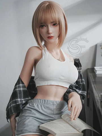 F4528-161cm(5.3ft)-34kg Bridget.A E Cup Large Breast Skinny Asian Medium butt Real Silicone Love Doll｜SE Doll