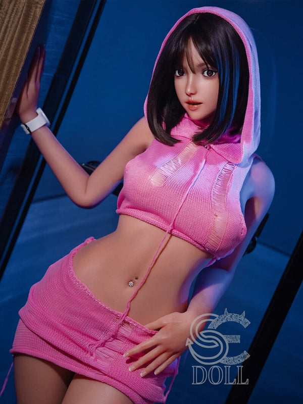 F4538-160cm(5ft2)-27kg Yuuki.B C Cup European Small Tits Anime Silicone Sexdoll Nude | SE Doll