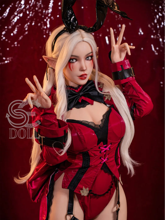 F5686-155cm(5ft1)-23kg Aryana.A E Cup Silicone Anime Big Breasted AI Alien Sex Doll | SE Doll