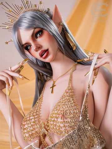 F7640-T167cm(5.5ft)-37kg Natural Evadora.A F Cup Fantasy Ultra-Realistic Skin Silicone Sex Doll For Men｜SE Doll