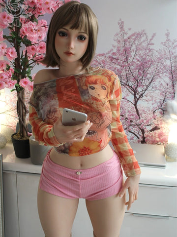 F7668-T160cm(5ft2)-34kg  C Cup Japanese Silicone Anime Asian Sex Doll Yuuki.B | SE Doll