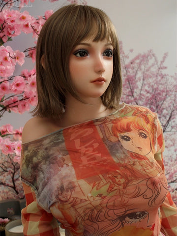 F7668-T160cm(5ft2)-34kg  C Cup Japanese Silicone Anime Asian Sex Doll Yuuki.B | SE Doll