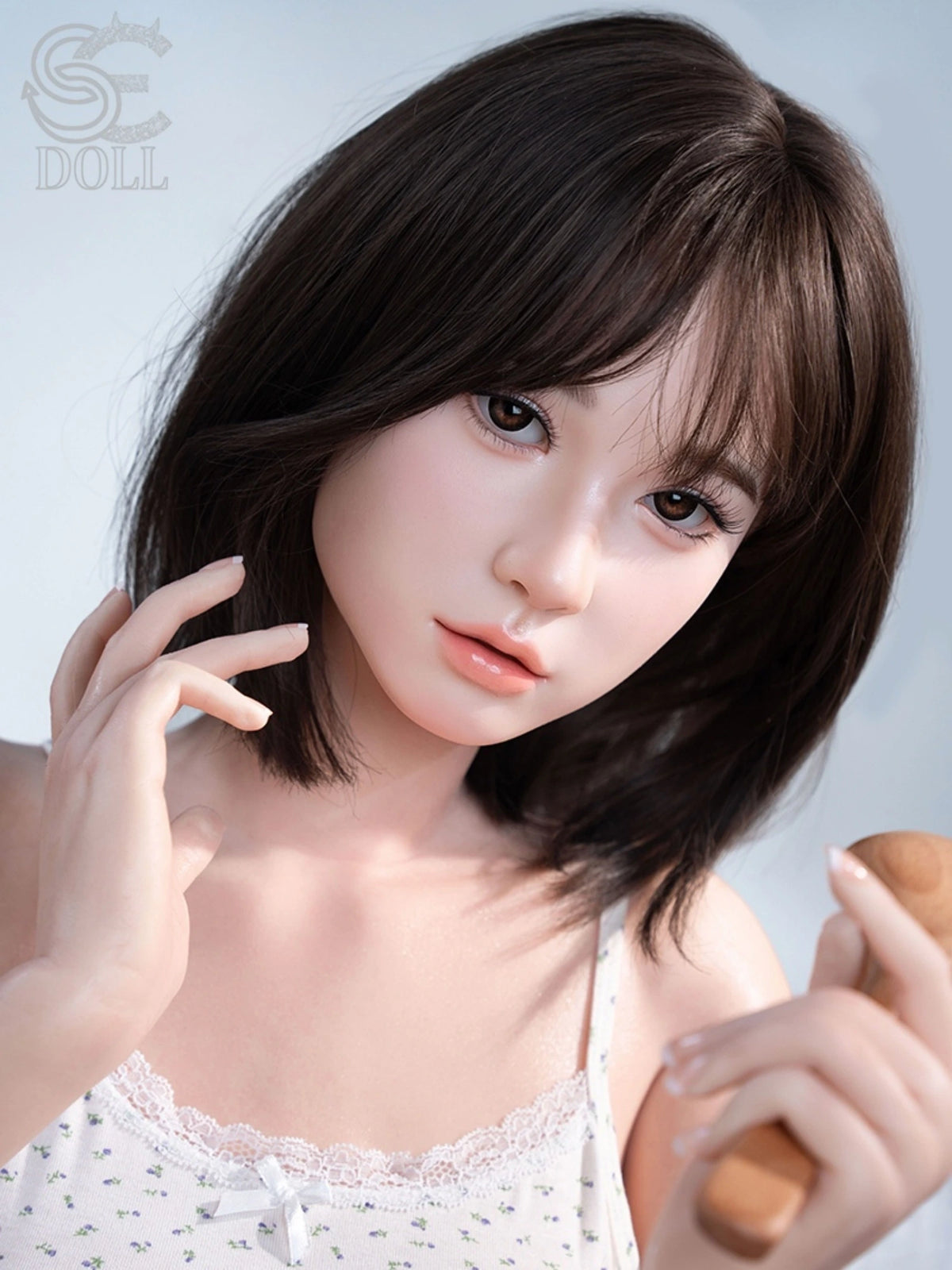 F6328-SE Doll A Cup Silicone Asian Sex Doll 153cm / 5ft 27kg Small Breasts Realistic Skin