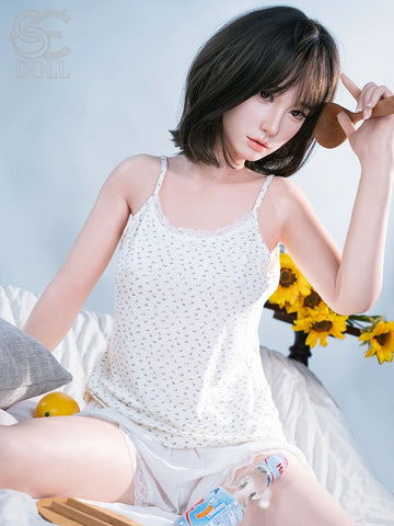 F6328-SE Doll A Cup Silicone Asian Sex Doll 153cm / 5ft 27kg Small Breasts Realistic Skin