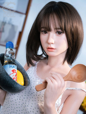 F6328-SE Doll A Cup Silicone Asian Sex Doll 153cm / 5ft 27kg Small Breasts Realistic Skin
