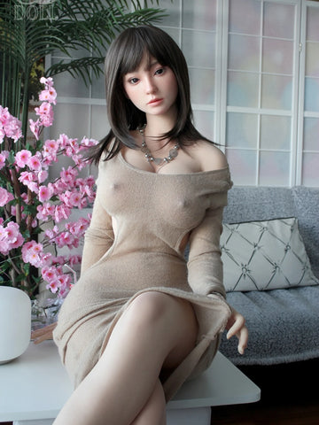 T813-T161cm( 5ft3″)-34.1kg C-cup Gel Butt Silicone Realistic Sex Doll Torso With Head｜SE Doll