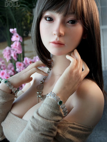 T813-T161cm( 5ft3″)-34.1kg C-cup Gel Butt Silicone Realistic Sex Doll Torso With Head｜SE Doll