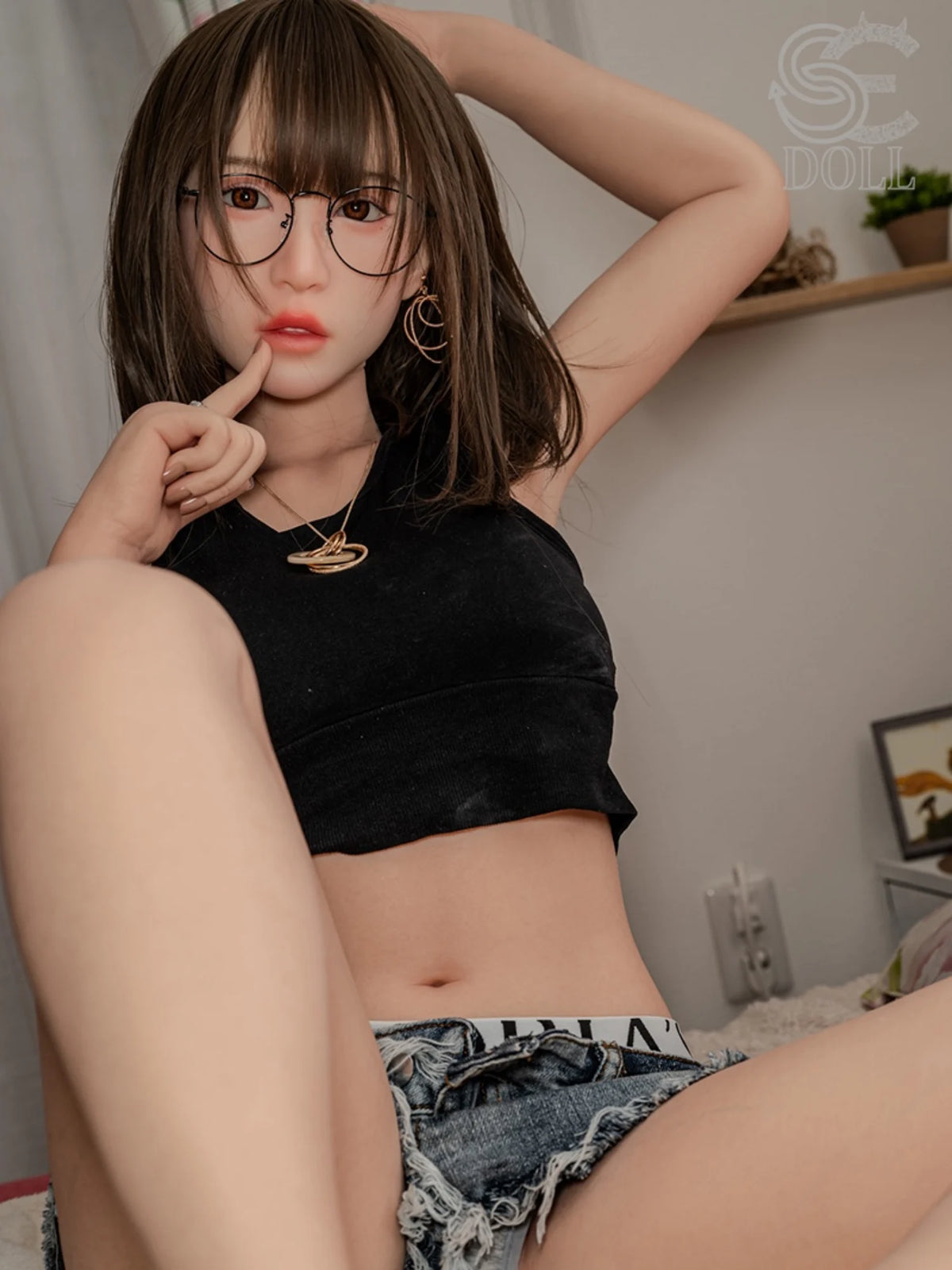 F5320-T153cm(5ft0)-27kg A Cup Life Like Skin Silicone Asian Sex Doll Small Breasts｜SE Doll