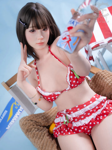 F5321-T159cm(5ft2)-27kg A Cup Sexy Silicone Japanese Love Sex Doll | SE Doll