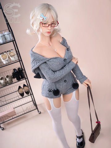 F5333-T161cm( 5ft3″)-34.1kg C-cup Japanese Gel Butt Realistic Silicone Sex Doll｜SE Doll