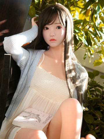 F5874—158cm/5ft2-38kg C Cup Asian Silicone Head TPE Body Sex Doll | SHEDOLL