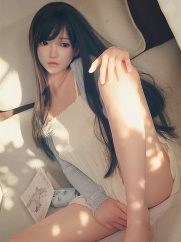 F5874—158cm/5ft2-38kg C Cup Asian Silicone Head TPE Body Sex Doll | SHEDOLL