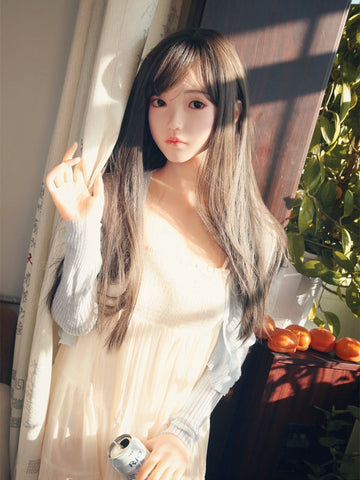 F5874—158cm/5ft2-38kg C Cup Asian Silicone Head TPE Body Sex Doll | SHEDOLL