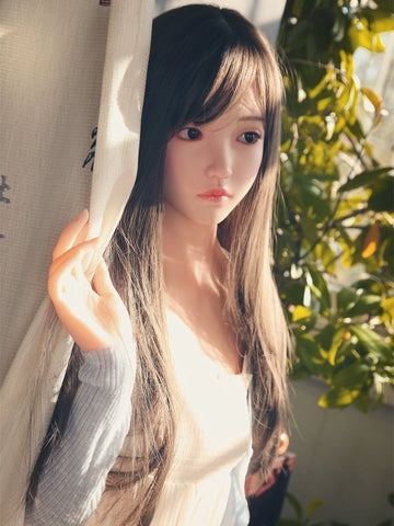 F5874—158cm/5ft2-38kg C Cup Asian Silicone Head TPE Body Sex Doll | SHEDOLL