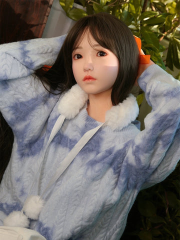 F5875—158cm/5ft2-38kg C Cup Asian Silicone Head TPE Body Sex Doll | SHEDOLL