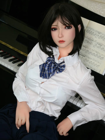 F5880—158cm/5ft2-38kg C Cup Asian Silicone Head TPE Body Sex Doll | SHEDOLL