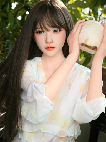 F5883—158cm/5ft2-38kg C Cup Asian Silicone Head TPE Body Sex Doll | SHEDOLL