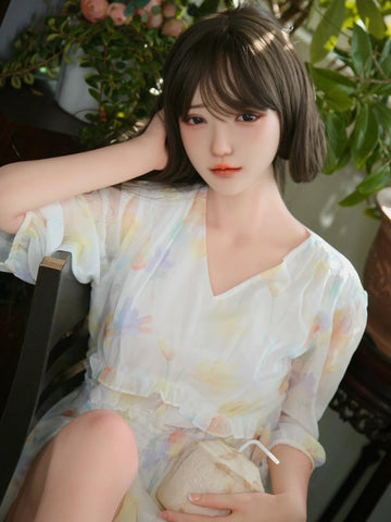 F5883—158cm/5ft2-38kg C Cup Asian Silicone Head TPE Body Sex Doll | SHEDOLL