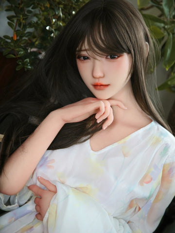 F5883—158cm/5ft2-38kg C Cup Asian Silicone Head TPE Body Sex Doll | SHEDOLL
