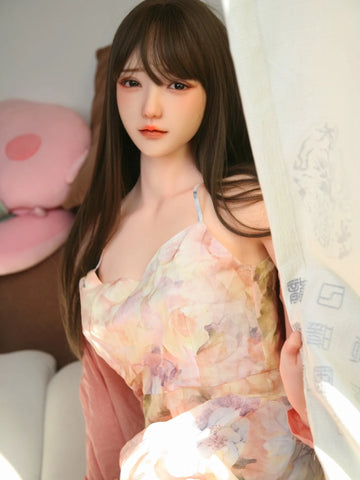 F5884—158cm/5ft2-38kg C Cup Asian Silicone Head TPE Body Sex Doll | SHEDOLL
