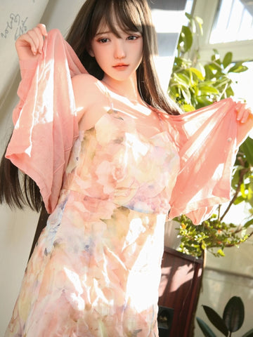 F5884—158cm/5ft2-38kg C Cup Asian Silicone Head TPE Body Sex Doll | SHEDOLL