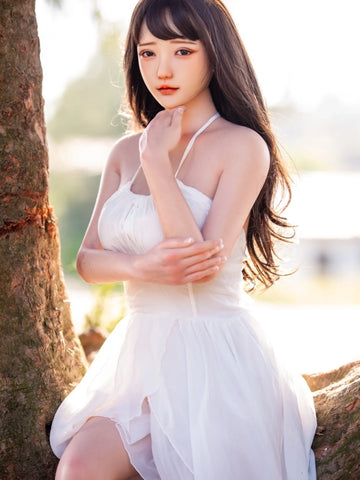 F5886—158cm/5ft2-38kg C Cup Asian Silicone Head TPE Body Sex Doll | SHEDOLL