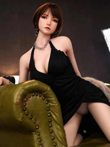 F5889—158cm/5ft2-38kg C Cup Asian Silicone Head TPE Body Sex Doll | SHEDOLL