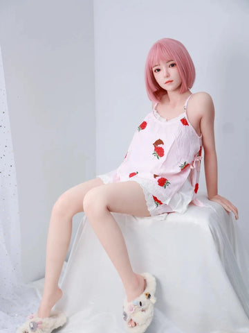 F5891—158cm/5ft2-38kg C Cup Asian Silicone Head TPE Body Sex Doll | SHEDOLL