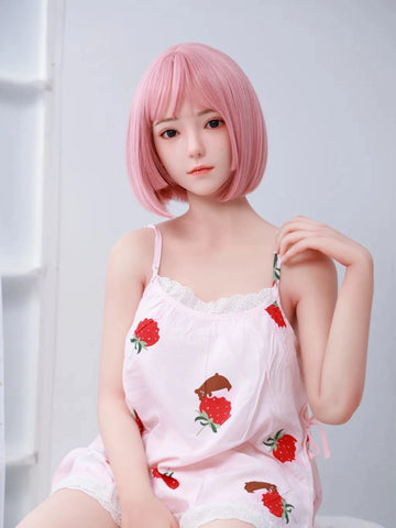 F5891—158cm/5ft2-38kg C Cup Asian Silicone Head TPE Body Sex Doll | SHEDOLL