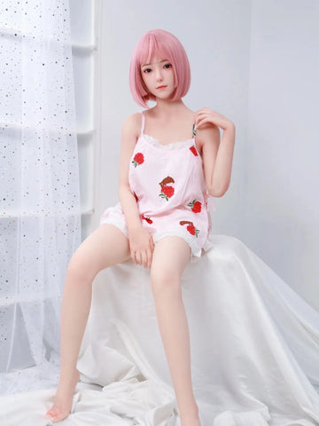 F5891—158cm/5ft2-38kg C Cup Asian Silicone Head TPE Body Sex Doll | SHEDOLL