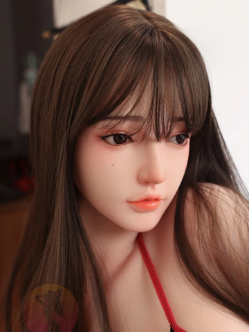 F6033—165cm/5ft4-47kg E Cup Asian Silicone Head TPE Body Sex Doll | SHEDOLL