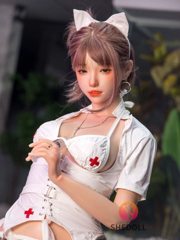 F5894—158cm/5ft2-47kg C Cup Asian ROS Silicone Sex Doll | SHEDOLL