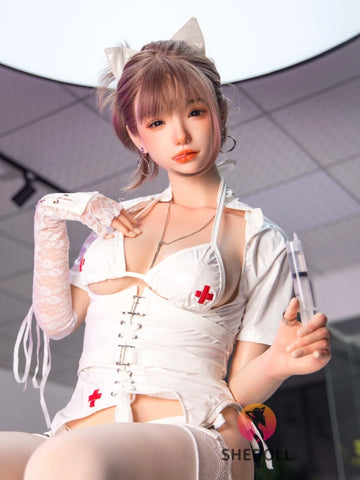 F5894—158cm/5ft2-47kg C Cup Asian ROS Silicone Sex Doll | SHEDOLL