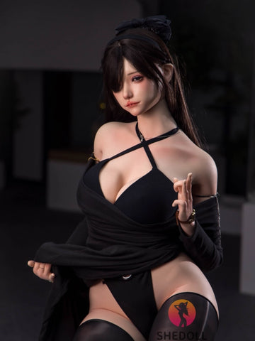 F6035—165cm/5ft4-56kg E Cup Asian ROS Silicone Sex Doll | SHEDOLL